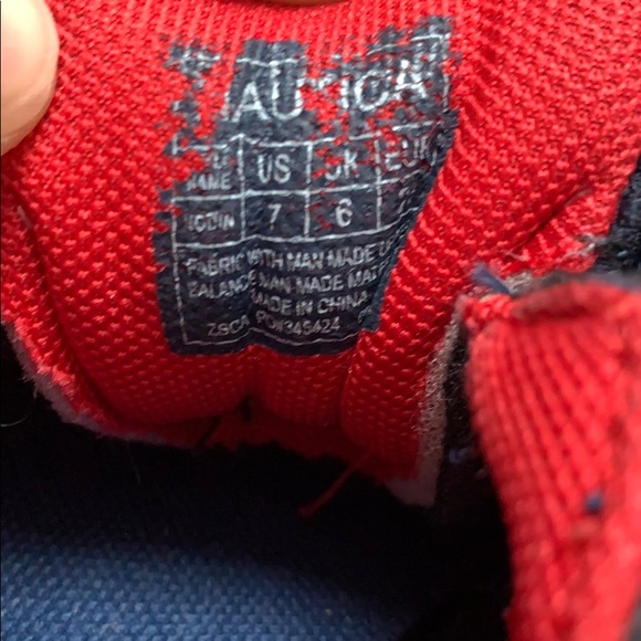 Nautica Red & Blue size 7 sneakers - Picture 4 of 5